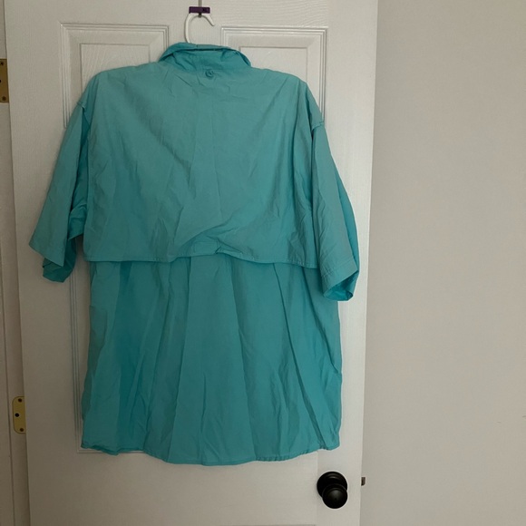 Rugged Earth Outfitters Adult Men's XL Blue Breathable Short Sleeve Fishing... - Picture 3 of 3